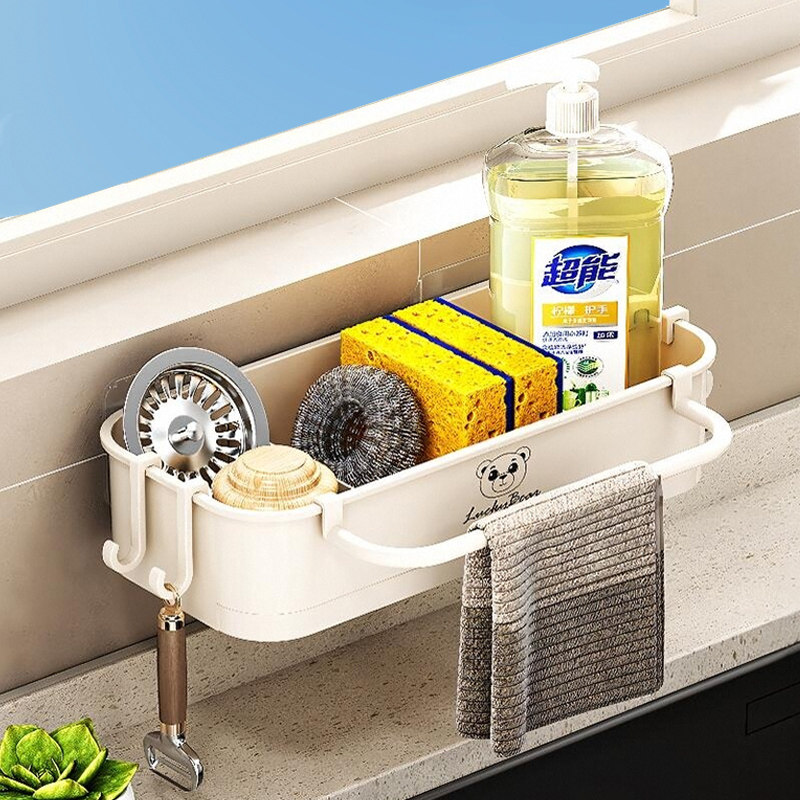 吸盘厨房沥水架抹布收纳神器水槽置物架免打孔壁挂式家用沥水架子,厨房/烹饪用具,水槽置物架,淘宝优惠券,粉丝福利购,淘宝优惠卷