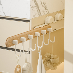 吸盘伸缩缝隙挂钩免打孔夹缝收纳厨房门后挂钩式置物架卫生间粘钩