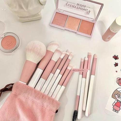 推荐李佳琪彩妆全套手提刷眼影粉刷学生套装初学者储存眼刷套装