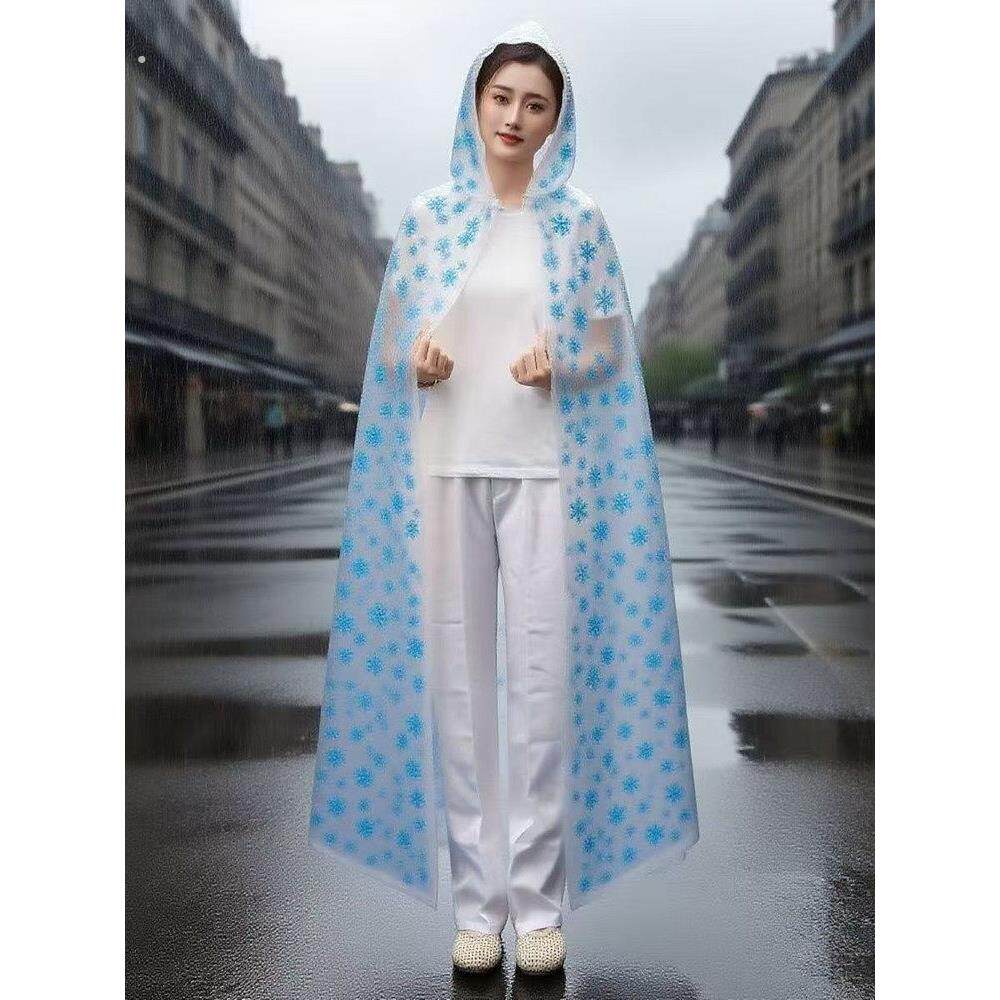 新款防水雨衣轻便旅游外出全身一体式雨披户外漂流防暴雨雨衣披肩