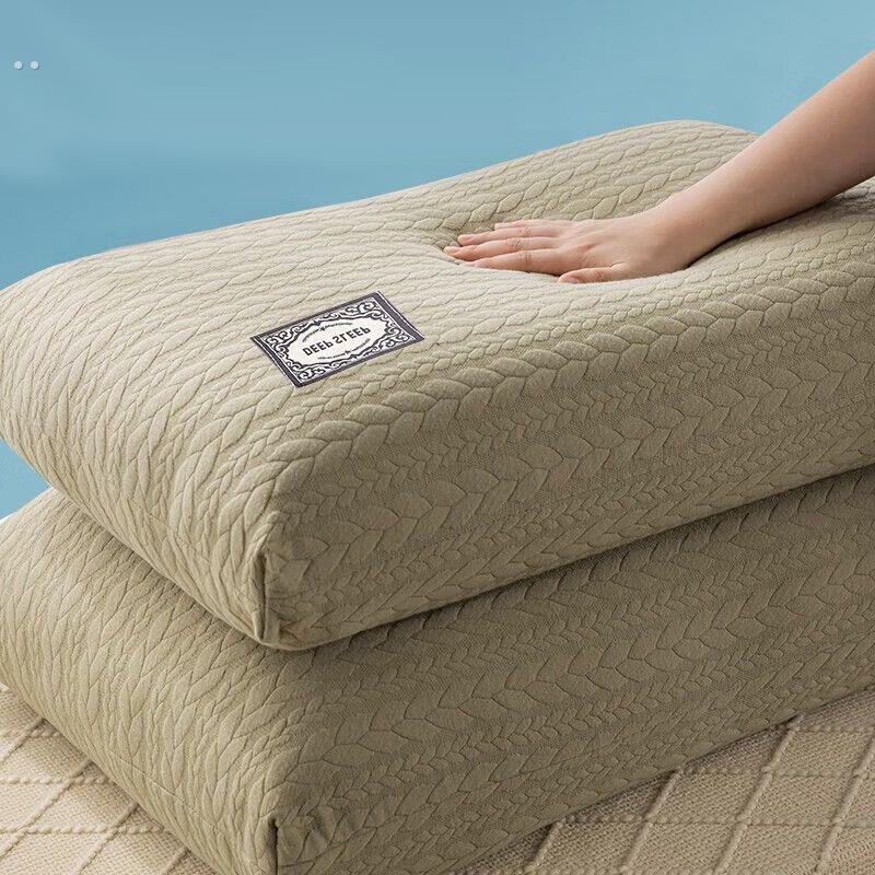 枕芯一对装纤维枕头单人一祇颈椎枕酒店成人高枕宿舍可水洗