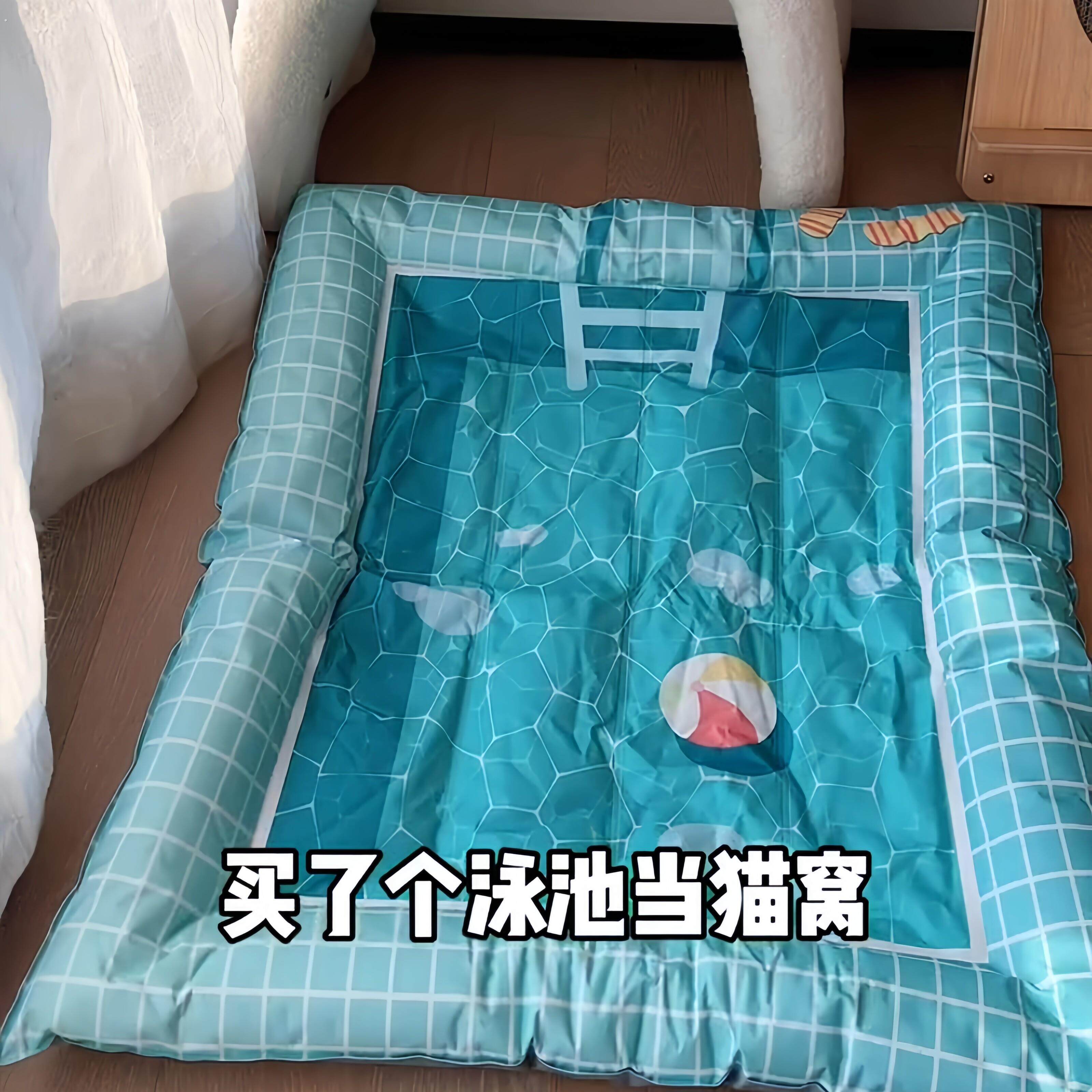 夏季宠物冰垫猫咪狗狗降温垫子睡觉用凉垫睡垫狗窝凉席夏天用冰窝