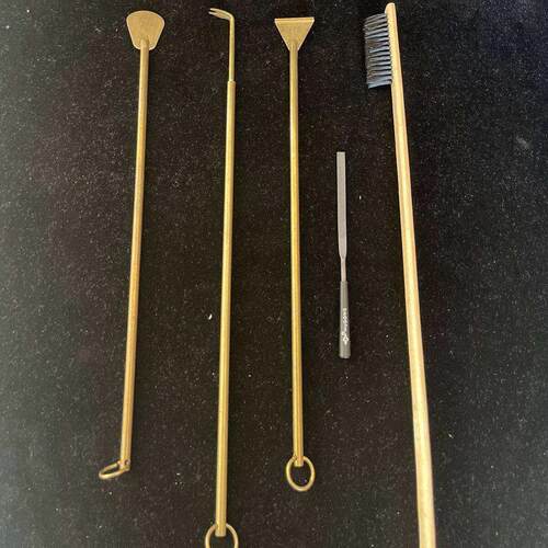 鸟笼清理工具专用干净卫生清理笼丝纯黄铜材质厂家直销经济实惠