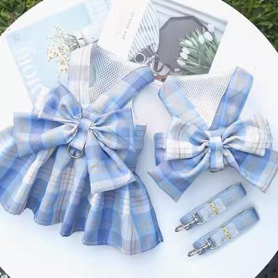 兔子衣服牵引绳夏天溜小兔子穿的防挣脱可爱侏儒兔专用宠物户外