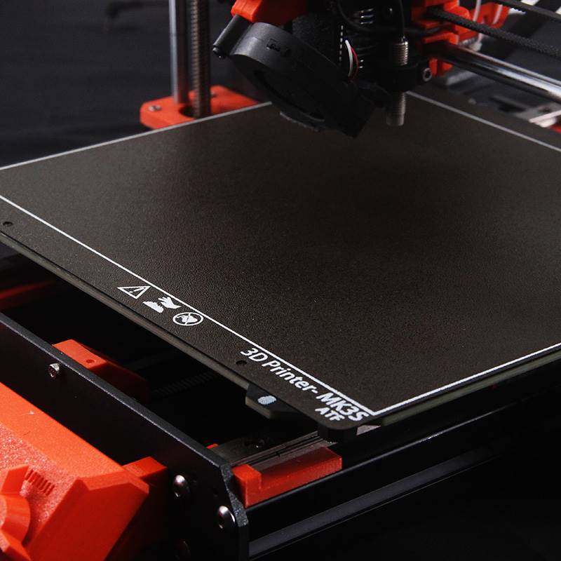 A PRUSA i3 MK52 3D打印机打印面板,双面喷涂纹理面磨砂PEI耐高温