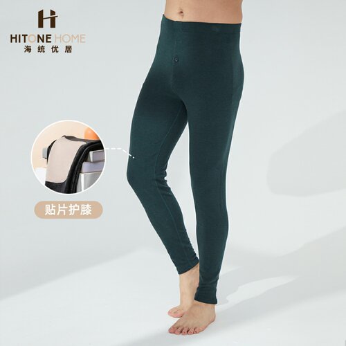 HITONE HOME男士护膝保暖裤秋裤长裤线裤衬裤秋冬新款舒适