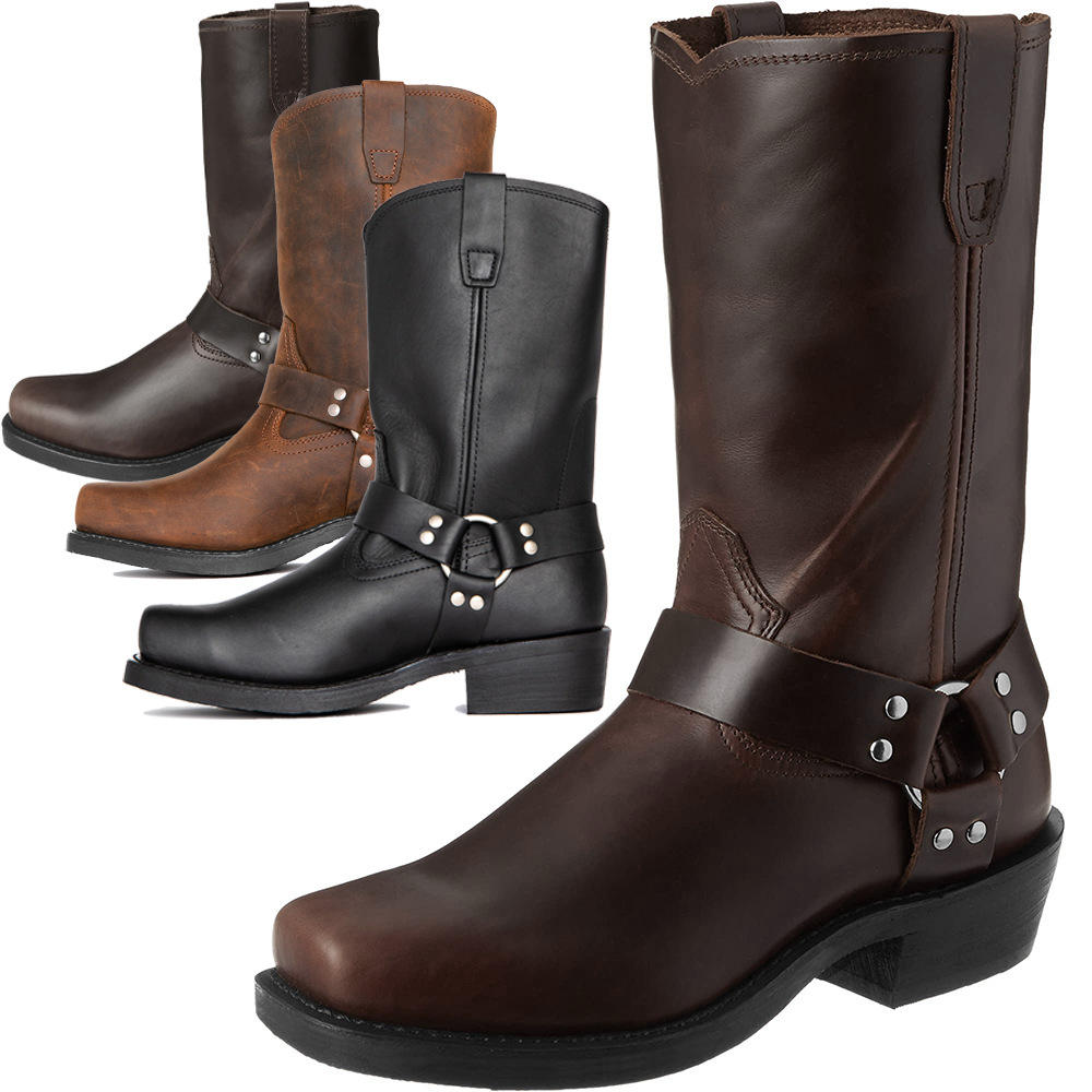 奥孚鞋业木跟鞋底 cowboy boots 男靴 拉链袋包装无鞋盒时装靴
