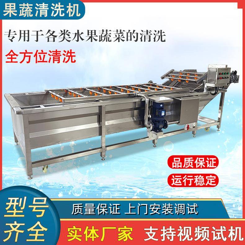 玉米笋竹笋清洗机气泡冲浪喷淋洗菜机蔬菜加工大型气泡清洗机