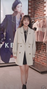 法式学院风气质风衣外套女秋冬流行大衣2022秋装新款中长款上..