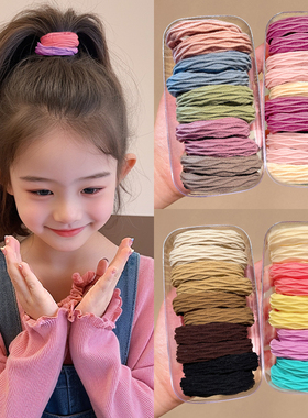 儿童高弹力头绳女2026新款高马尾发绳扎头发圈宝宝不伤发皮筋发饰