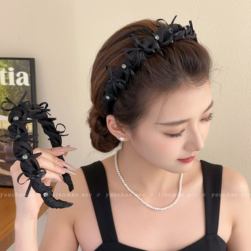 气质巴黎王妃高颅顶带齿发箍