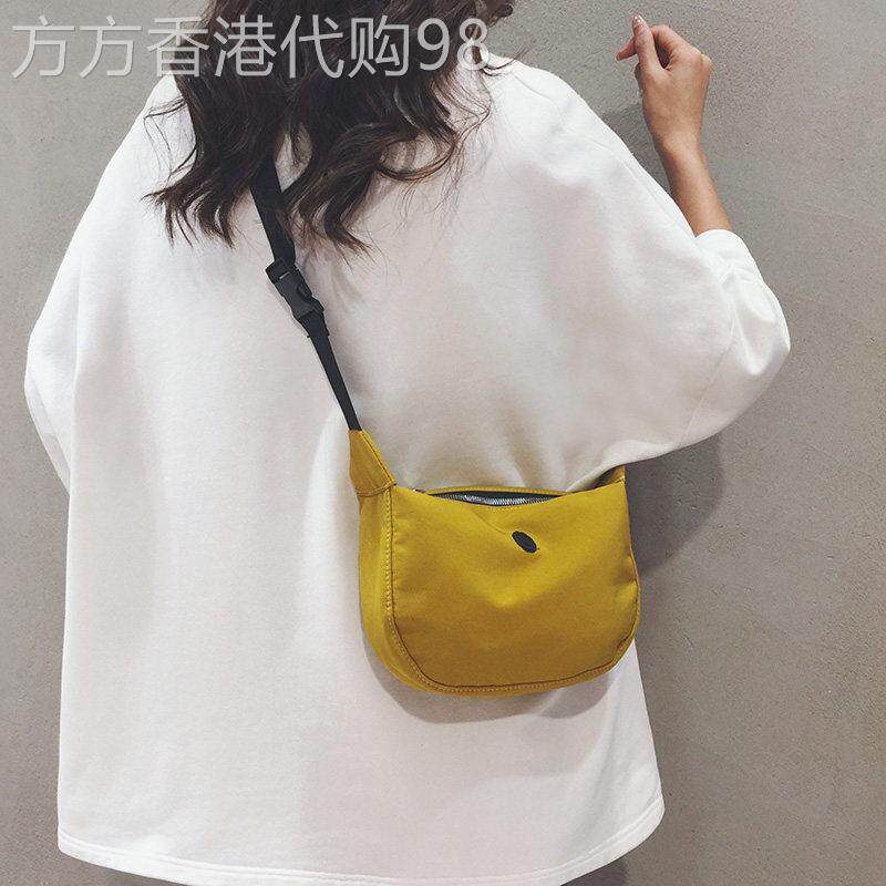 热销女包时尚帆布小包包女2026新款纯色手机包女士休闲单肩斜挎包