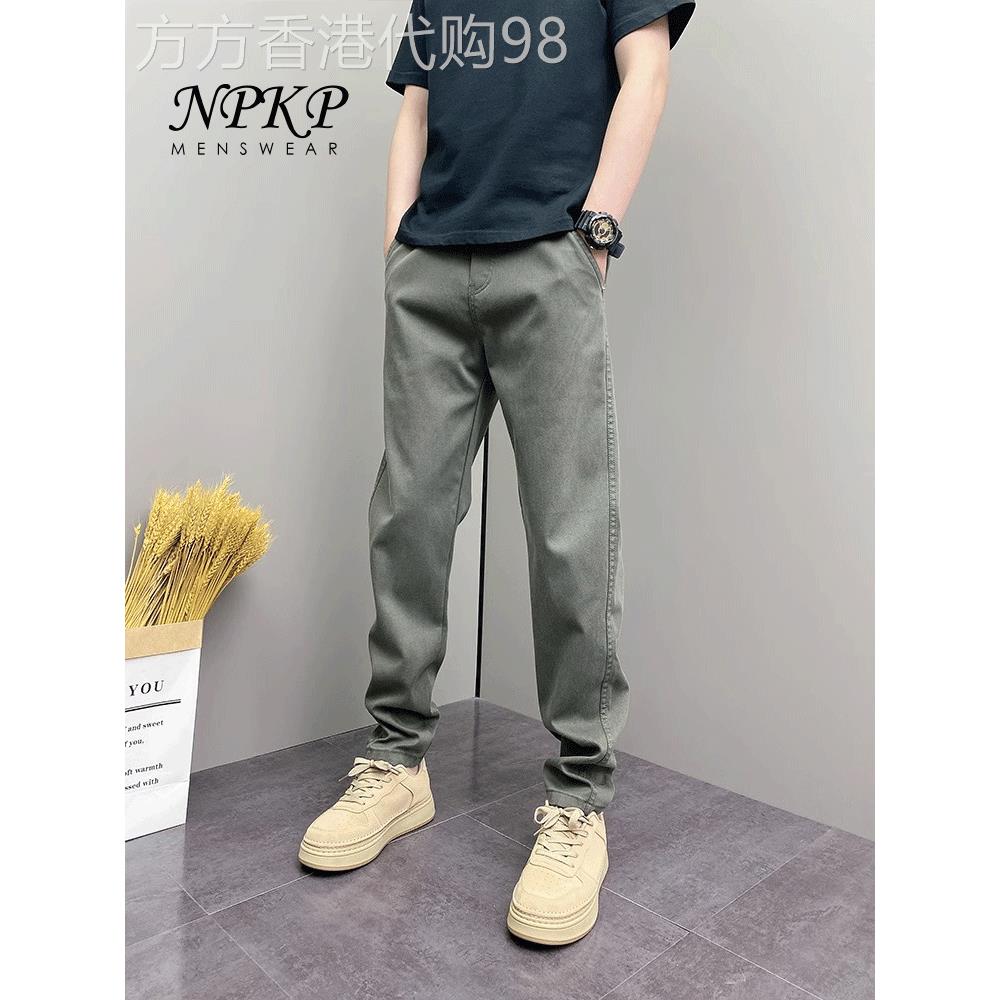潮牌美式休闲裤男款春秋季2025新款ins潮流韩版痞帅修身小脚裤子