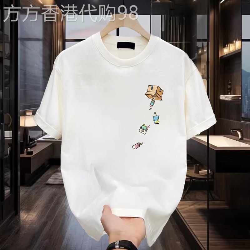 欧美设计师⭐Chrisma Katch~短袖T恤男美式痞帅高端圆领修身半袖