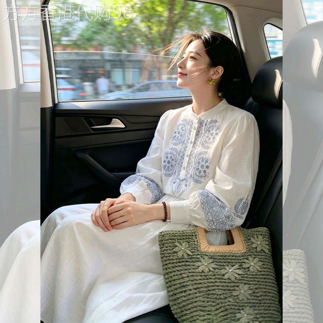 气质白色衬衫半身裙子两件套女2026夏季小个子高级感巨好看一整套