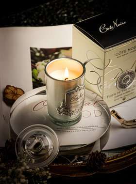 法国COTE NOIRE银杯银标75g  香薰蜡烛高端礼物摆件