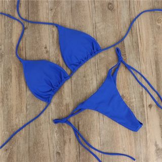 Sexy Bikini Set Thong Swimsuit Bandage Brazilian Swimwear