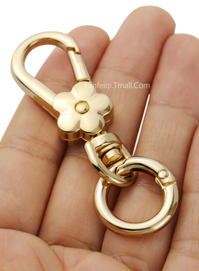 梵菲奇金属花花腰挂钥匙扣包挂扣包扣环玩偶挂件挂坠环流苏饰品环
