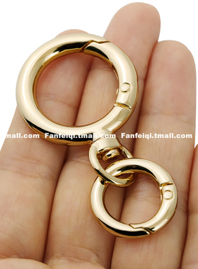 金属环饰品汽车挂件钥匙圈环扣弹簧圈圆形开口环男女包包五金配件