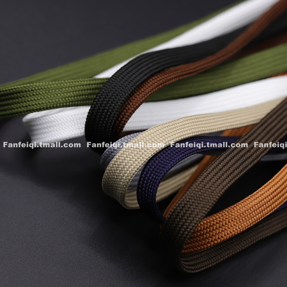 梵菲奇鞋带适配咖啡军绿棕色鞋带中高帮1970S低帮帆布鞋绳扁米色