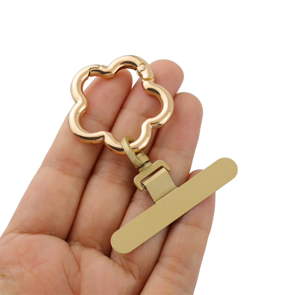 个性花朵造型金属钥匙扣挂饰扣