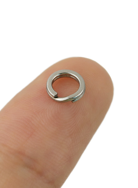 梵菲奇迷你扁线钥匙圈环diy配件钥匙扣圈挂件简约男女汽车钥匙环