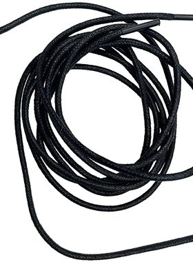 梵菲奇皮鞋鞋带男女圆形打蜡短靴马丁靴细带黑色棕色板鞋短靴防水