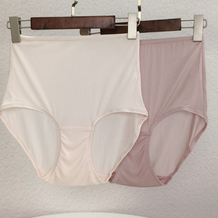 女稍厚款超高腰全真丝针织内裤桑蚕丝纯色大码包臀中老年速干短裤