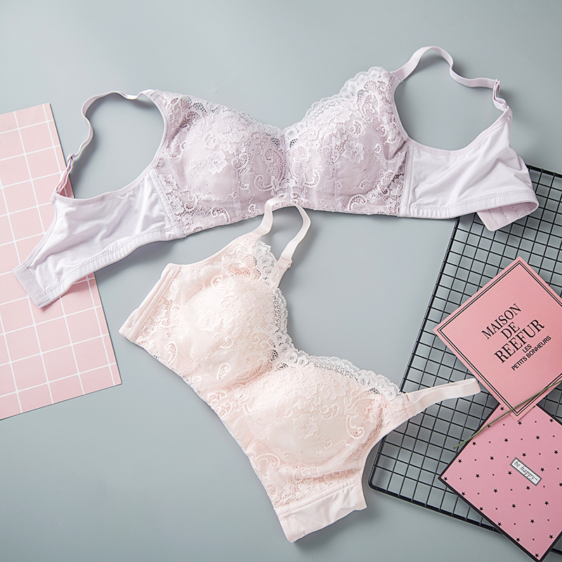 女士真丝针织天然乳胶聚拢式抹胸无钢圈桑蚕丝贴身亲肤调整型文胸