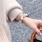 萱芊适用GT6华为gt5表带女watch5手表gt4新款 pro女款 智能watchgt5高级gt2女士gt3女运动gt小香风gt1皮秋冬通