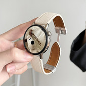 6真皮质磁吸watchgt4智能手表链watch3pro手表带女款 适用华为gt3手表带新款 gt5 专用高级感4pro女士2系列女表