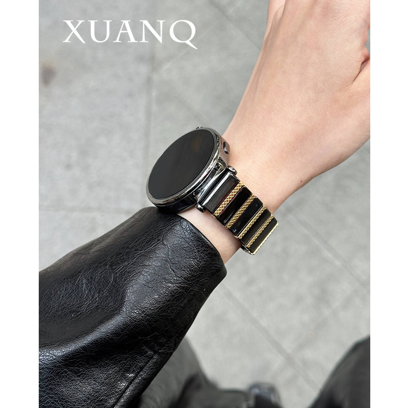 萱芊华为合金陶瓷一珠表带