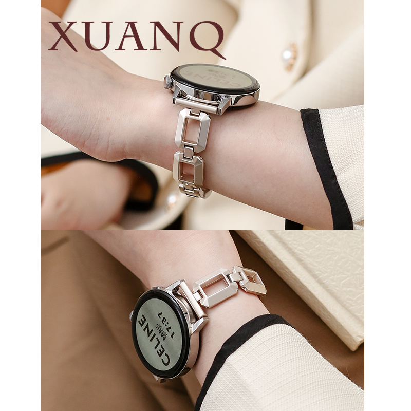 萱芊适用华为GT手表方环镂空表带