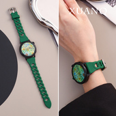 Runner硅胶GT1新款 萱芊适用华为gt6硅胶5运动4秋冬华为手表GT3表带watch3pro女款 GT2pro手表带GT ECG女高级感