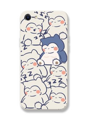 神奇宝贝适用苹果15promax手机壳iPhone14pro杰尼龟13por全包防摔12卡比兽8p7p6sp可达鸭动漫xr套xs女xsmax