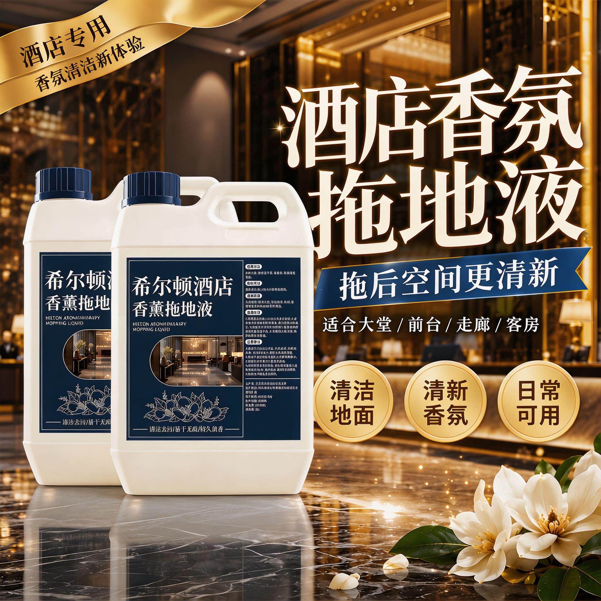 【地板很干净】地面清洁剂洗地板拖地专用清洁液持久留香花露水LS