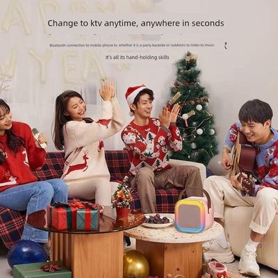 欧麦严选K歌神器霸倘家庭KTV音响套装无线蓝牙音箱话筒一体麦克风