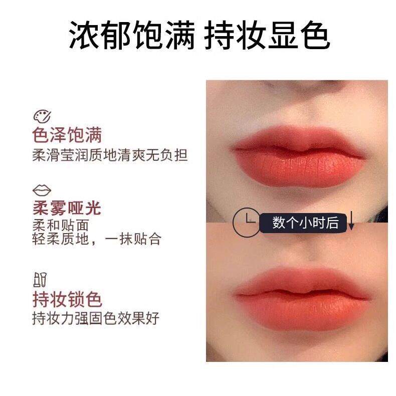 荐口红正品持久DTW不掉不沾滋润推哑光色杯唇膏唇釉显白