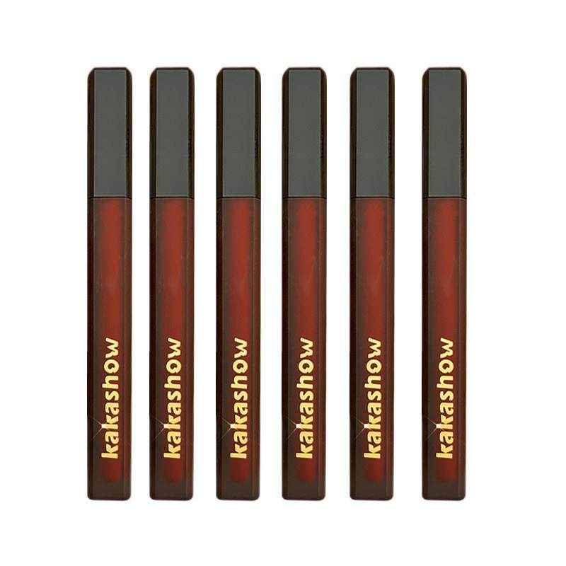 推荐小黑缎方管空气唇釉哑光柔雾唇泥不掉色不沾杯显白口红