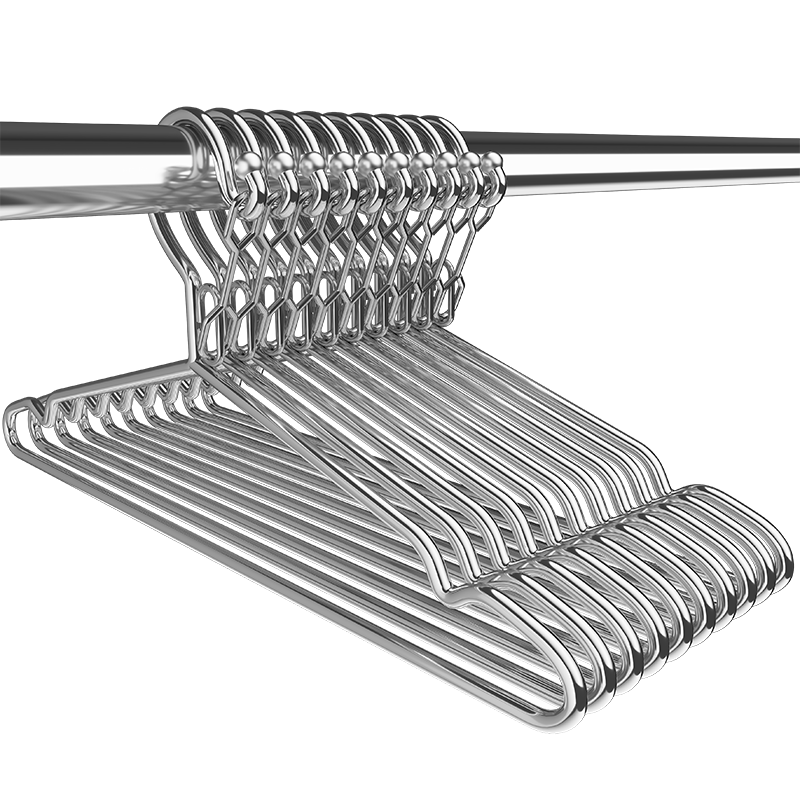防风衣架不锈钢防掉固定卡扣室外晾衣服掉落吹走户外晒衣架子家用
