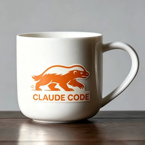 克劳德claude马克杯claude code羊脂玉陶瓷男女家用轻奢高级茶杯