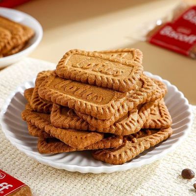 比利时lotus和情缤咖时焦糖饼干休闲零食312.5g独立包装