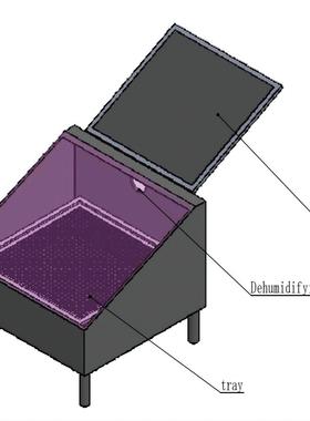AMS-40D1 Micro Solar Dryers移动箱式太阳能烘干机蔬菜瓜果海鲜