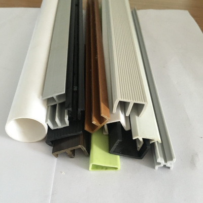 厂家异形形状特殊塑胶形材E形条T形L形H形F形硬质挤塑开模加工定