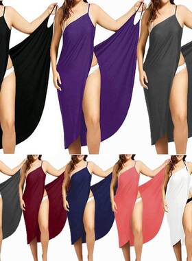 A new 19 sexy strapless plus-size halter dress大码吊带连衣裙