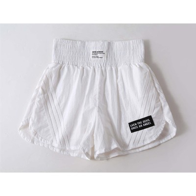 网红撞色高腰运动短裤防走光跑步速干宽松夏季外穿瑜伽热裤潮8031