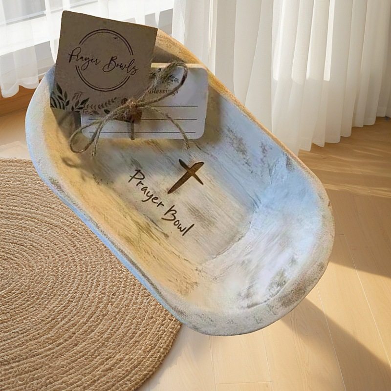 跨境新款创意十字架白色托盘家居小物收纳盒浴室肥皂盒家居摆件