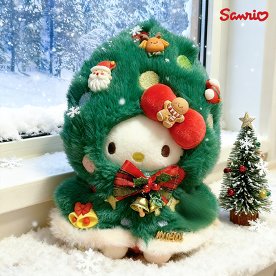 三丽鸥hellokitty玩偶圣诞礼物