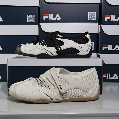 FILA斐乐 TURBO SANDAL 飞驰 时尚潮流 百搭舒适 薄底 芭蕾鞋