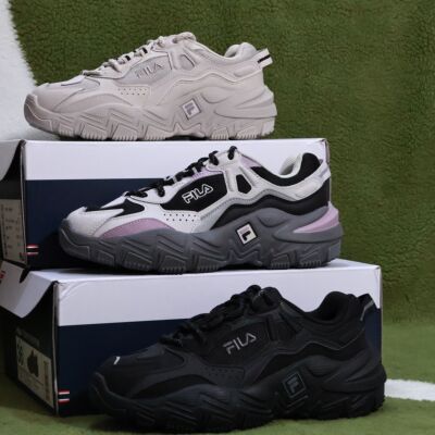 FILA斐乐 掠夺者2 老爹鞋 时尚休闲 缓震复古 撞色轻便 情侣鞋